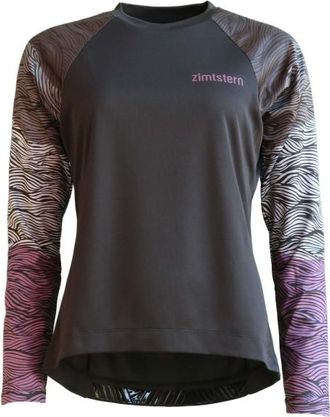Zimtstern Braapz Shirt L/S Velotrikot f&uuml;r Damen | grau