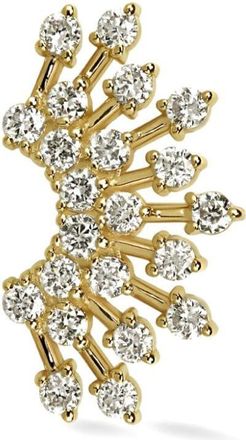 Lark & Berry 14kt yellow gold Sun Rays Tiara diamond stud - women - Lab Grown Diamond/14kt Yellow Gold - One Size