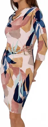 Frank Lyman Design Floral Bodycon Knee-Length Dress In Multi