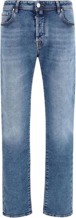 Jacob Cohen The Bard Stretch-Denim Jeans - Heren - Jeans - Blauw - Maat: W36 Denim