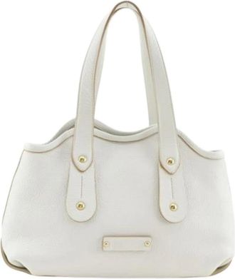 Ferragamo Pre-owned Calf Tote Bag - Dames - Vintage Handtas - Wit - ONE Size - Leer - Vintage