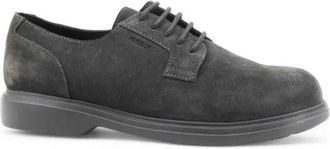 Geox Veterschoen - Heren - Veterschoenen - Grijs - 44 EU - Leer - Schoenen