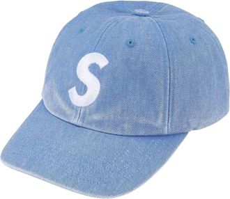 SUPREME SS26 Pigment Coated S Logo 6-Panel Light Blue SUP-SS26-1019-BLU