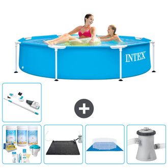Intex Piscina Con Estructura Redonda - 244x51 Cm - 7-piezas S20985