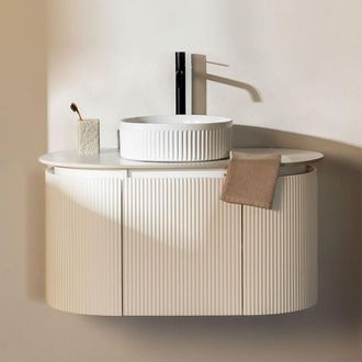 Sklum Conjunto De Muebles De Ba&ntilde;o En Madera Carsone Sklum