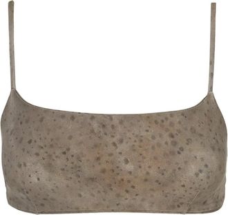 Cortana Salma- bikini bandeau dejavu print- - Dames - Bikinis - Grijs - M - Badmode