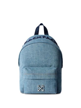 Off-white Zaino denim Jitney Quote - Blu
