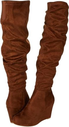Chinese Laundry Womens Larisa Over The Knee Boot In Honey Brown