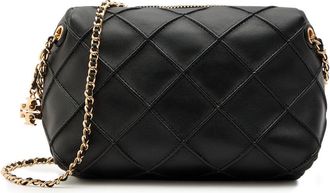 Tory Burch Fleming Leather Cross-body bag - Black - One Size