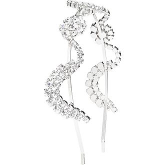 Simone Rocha Scalloped Sepal Crystal Headband at Nordstrom