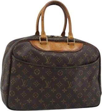 Louis Vuitton Pre-owned Hand Bag - Dames - Vintage Handtas - Bruin - ONE Size - Leer - Vintage