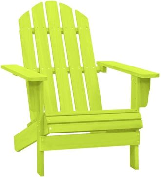 vidaXL Vidaxl - Garden Adirondack Chair Solid Fir Wood Green