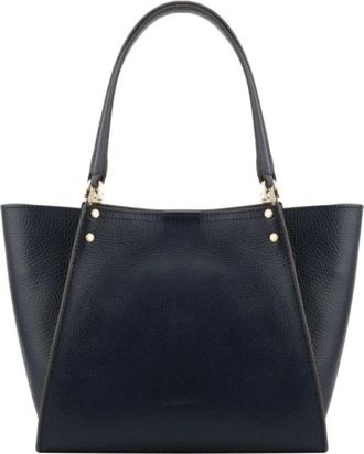 Pourchet Kleine Tas - Dames - Shoppers - Zwart - ONE Size - Leer - Tassen