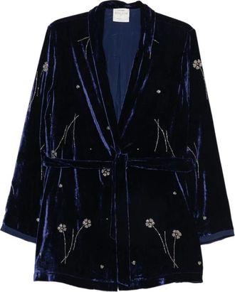 Forte_Forte 15045 Notte Jurk - Dames - Blazers - Blauw - L - Jassen