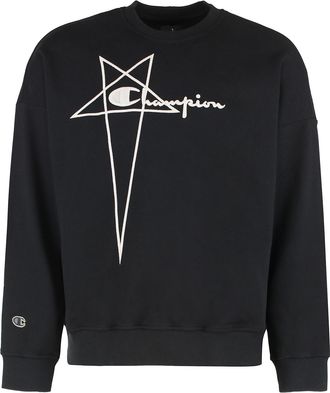 Rick Owens X Champion - Cotton Crew-neck Sweatshirt