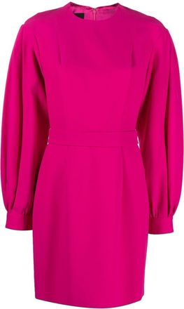 Giovanni Bedin balloon-sleeved fitted dress - women - Acetate/Viscose/Acetate/Viscose - 40 - Pink