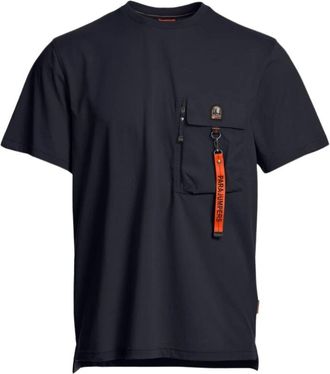 Parajumpers Mojave T-shirt - Heren - Tops - Blauw - Maat: L Katoen