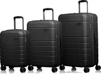 Champs Luggage Hardside luggage set Linen Collection - Set of 3