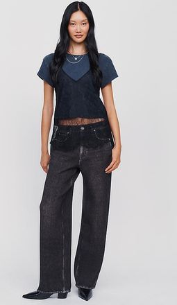 Rag & Bone Miramar Mallow High Rise Wide Leg Jeans