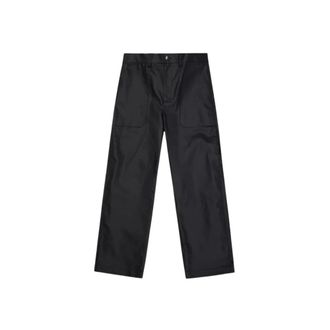 Rains Straight Broeken - Dames - Straight fit broeken - Zwart - M - Broeken