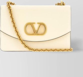 Valentino Garavani leather shoulder bag chain strap