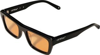 Off-white Unisex Sunglasses Flint Shiny Black Acetate
