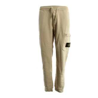 Stone Island Sweatpants, male, Beige, Size: S Sweatpants
