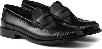 Prada Penny-strap Leather Loafers