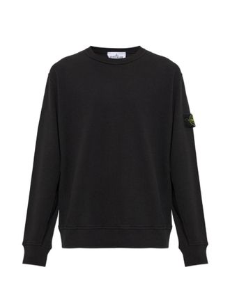 Stone Island Black Crew Neck Sweatshirt