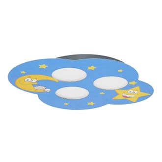 Lindby L&aacute;mpara De Techo thorke En Azul Metal - Lindby
