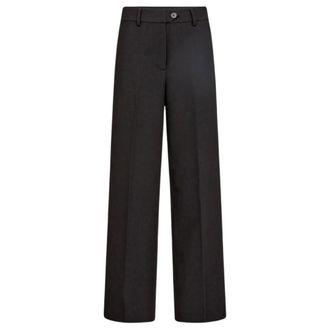 Co'Couture Broeken, Dames, Zwart, XS, Polyester, Vola CC Long Wide Pant