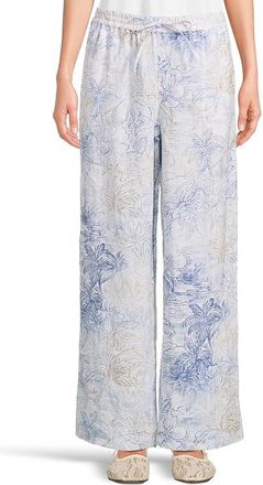 Tommy Bahama Dolce Bay Easy Pants Womens Casual Pants White : MD 28, Linen