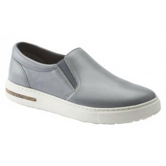 Birkenstock Womens Oswego Leather Shoe - Narrow Width In Grey