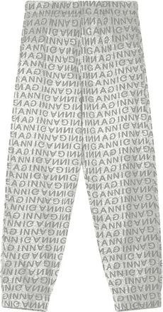 Ganni Pantaloni sportivi con stampa - Grigio