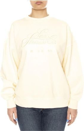 Levi's Sweatshirts - Dames - Sweatshirts - Geel - S - Katoen - Hoodies & sweatvesten