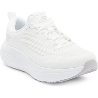Skechers GO RUN Supersonic Max Running Shoe in White/Silver at Nordstrom Rack, Size 9.5