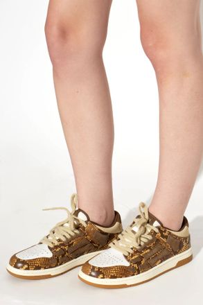 Amiri Skel Top Low Sports Shoes, Womens, Brown