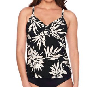 Trimshaper Cara Embellished Tankini Top In Photo Op