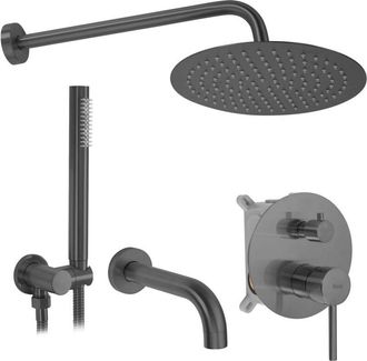 Rea Grifo De Ducha Rea Lungo Titanium