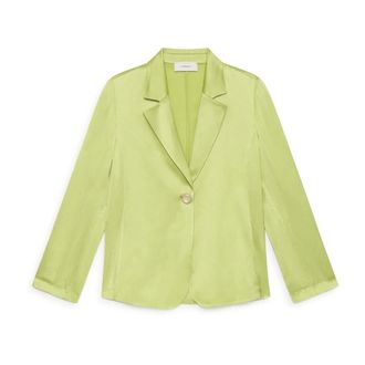 Maliparmi Shiny Cady Jacket - female - MALIPARMI - Blazers - Green - L - Jackets