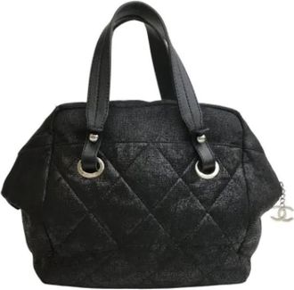 Chanel Pre-owned Fabric handbags - Dames - Vintage Handtas - Zwart - ONE Size - Vintage