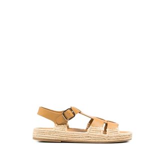 Paloma Barcel&oacute; Flat Sandals, female, Brown, Size: 11 US Yuka Flat Sandals