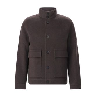 Duno Giacca in lana e cashmere - - Jackets - Uomo - Marrone - 2XL