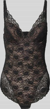 Marie Jo Marie Jo Body aus Spitze mit Hakenverschluss Modell Cyrile in Metallic Black, Größe 75B