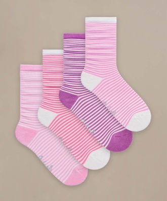 BAM Womens Everyday Classic Socks - 4 Pack -Size 4-7