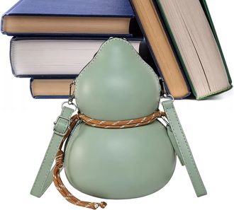 Generic Pu Leather Shoulder, Pu Leather, X1, Calabash Sling Bag, Vintage Handbag Purse, Sling Handbag, For School, Gym, Travel, Work And Office