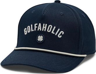Black Clover Golfoholic Lid 2 Adjustable Hat Baseball Caps Navy/White/White Rope, Cotton