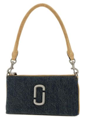 Marc Jacobs Womens Denim Shoulder Bag Darkwashindigo Borse A Mano