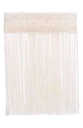 Conner Ives The Macram&eacute; Belt in White at Nordstrom