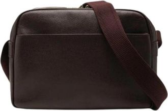 Louis Vuitton Pre-owned Taiga Reporter PM Schoudertas - Heren - Vintage Schoudertas - Bruin - ONE Size - Leer - Vintage